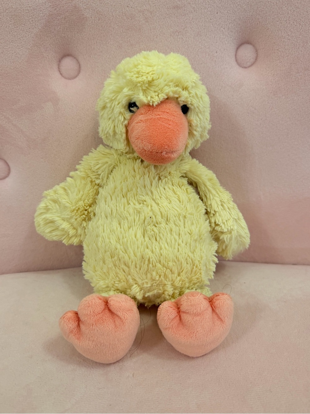 Jellycat London Bashful Duck Duckling Medium Plush Soft Toy Stuffed Animal 12”